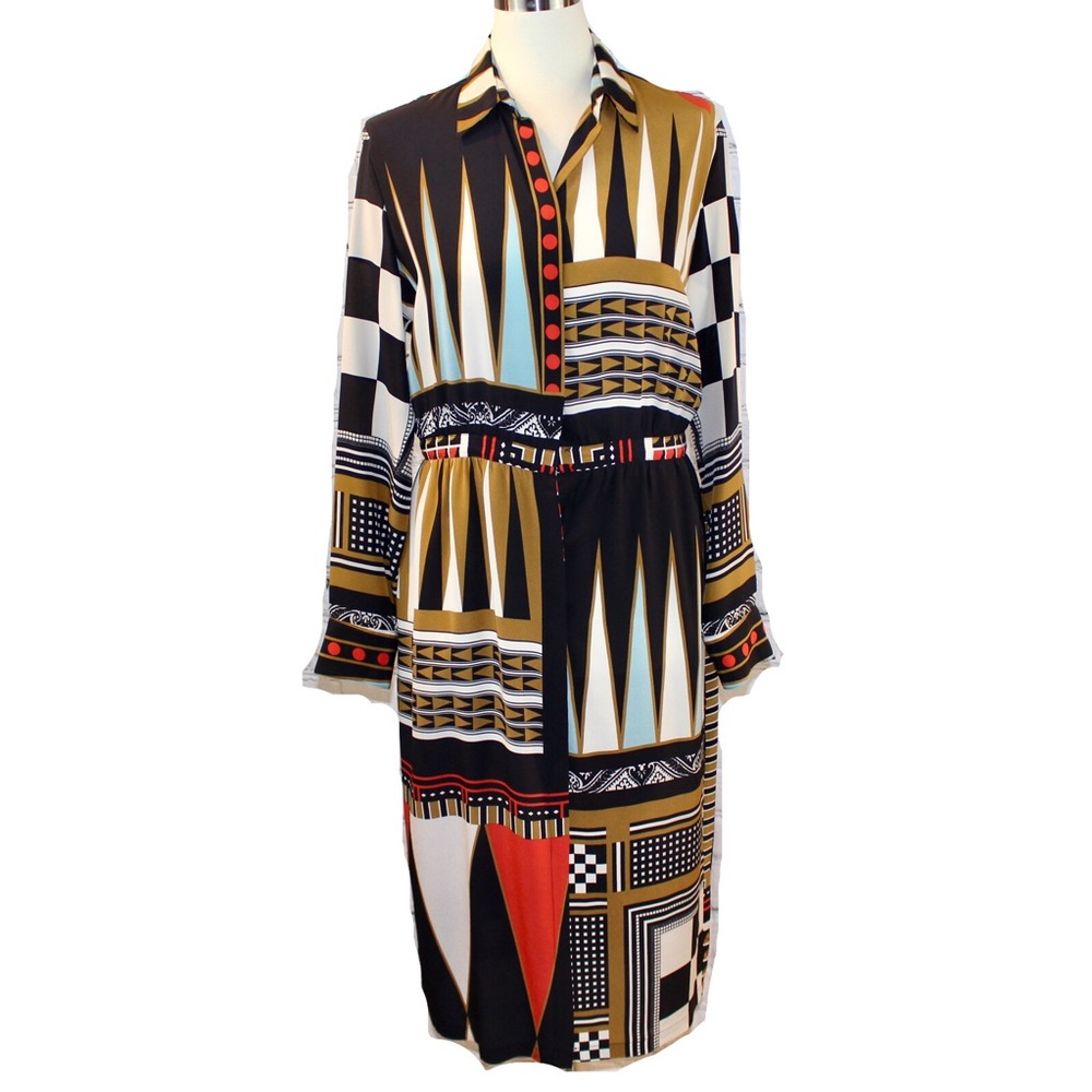 Etro multicolor print dress
